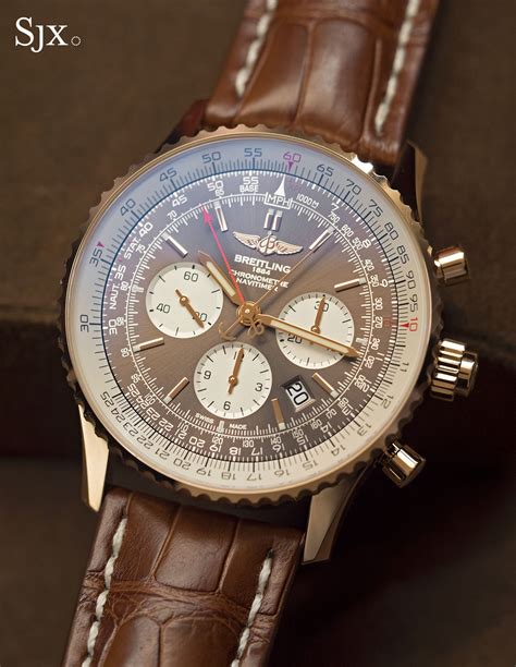 breitling navitimer rattrapante red gold|breitling navitimer chrono24.